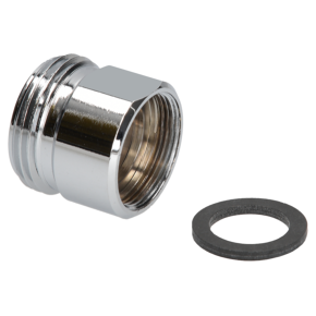 Sanivesk Draad Verloopstuk Chroom voor Kranen (Binnendraad x Buitendraad) M22 x 3/4