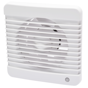 Sanivesk Stille Inbouwventilator Standaard Wit Ø150mm met Timer en Aan/Uit Schakeling van (Licht)Schakelaar