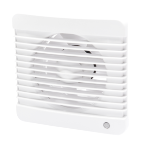 Sanivesk Stille Inbouwventilator Standaard Wit Ø150mm met Timer en Aan/Uit Schakeling van (Licht)Schakelaar