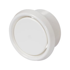 Sanivesk Luchtventiel met Instelbare Doorstroom Kunststof Wit Ø125mm