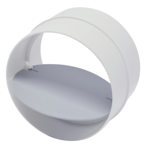 Sanivesk Buisverbinder met Terugslagklep PVC Ø125mm Wit