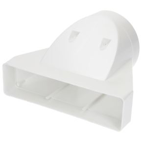 Sanivesk Verloopstuk Recht tbv Vlakkanaal 220x55 Naar Buis Ø125mm