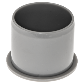 PPC Einddop (Buis) 40mm Grijs