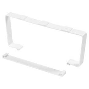 Sanivesk Vlakkanaal Kanaalbeugel Kunststof 220x90mm Wit